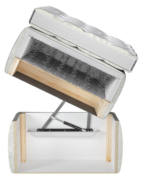 Franciaágy Boxspring Maddox (160x200) (Rico 11)