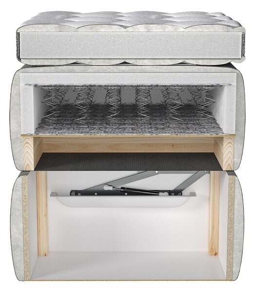 Franciaágy Boxspring Maddox (160x200) (Rico 11)