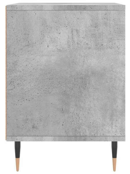 Betonszürke szerelt fa éjjeliszekrény 40x35x50 cm