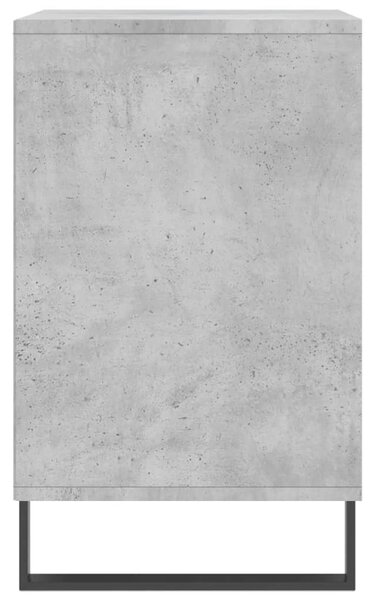Betonszürke szerelt fa cipőszekrény 102x36x60 cm