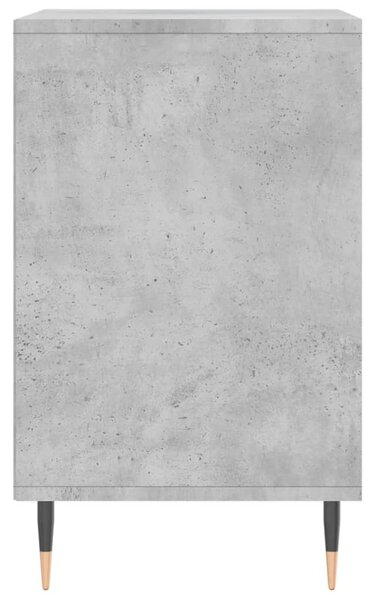 Betonszürke szerelt fa cipőszekrény 102x36x60 cm