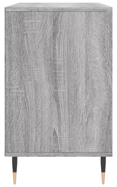 Szürke sonoma színű szerelt fa cipősszekrény 102x36x60 cm