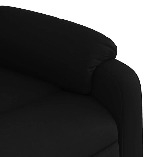Fekete szövet dönthető masszázsfotel