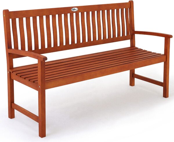 MAXIMA kerti pad, 152x55x90cm, természetes barna Casaria