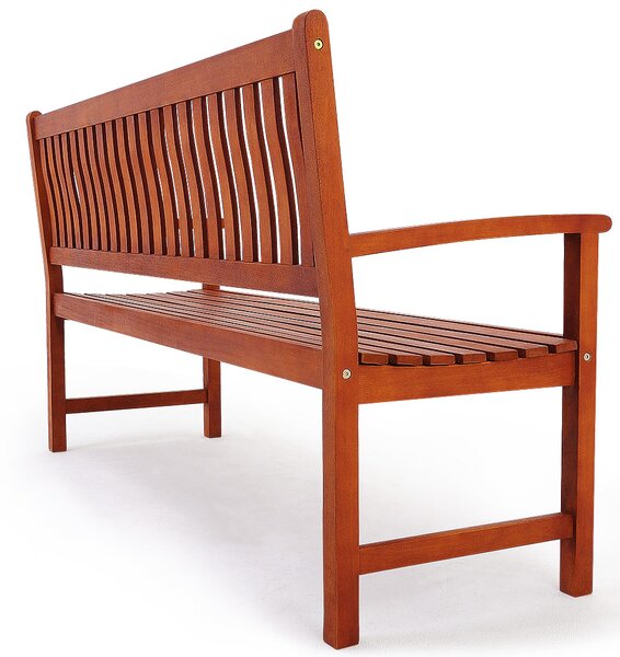 MAXIMA kerti pad, 152x55x90cm, természetes barna Casaria