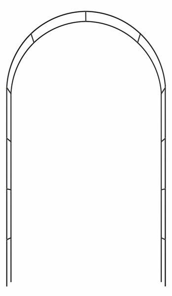 Gardebruk® Kerti boltív - 240x140x37 cm