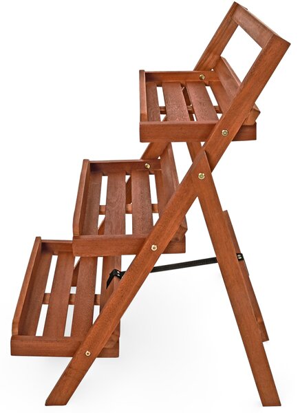 Casaria® Fa lépcsős virágtartó