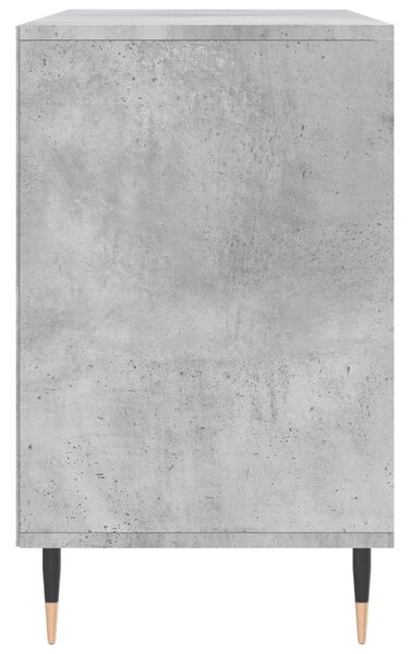 Betonszürke szerelt fa cipőszekrény 102x36x60 cm