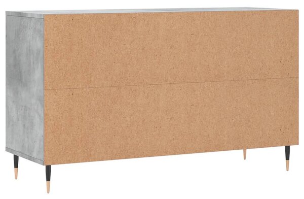 Betonszürke szerelt fa cipőszekrény 102x36x60 cm