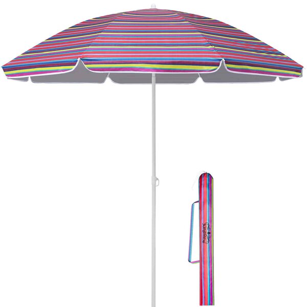 Monzana Kréta napernyő 200 cm színes, dönthető funkcióval