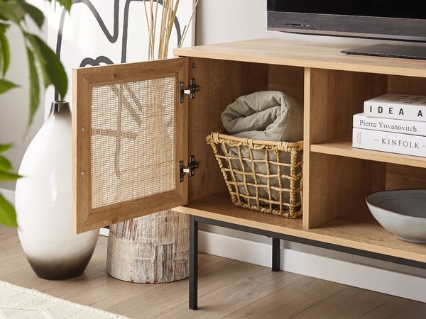 TV állvány PASCO Rattan Világosbarna