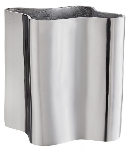 CHROME alumínium váza 20 cm