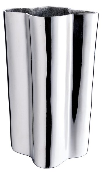 CHROME alumínium váza 30 cm