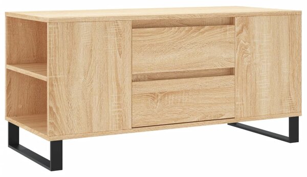 Sonoma tölgy színű szerelt fa dohányzóasztal 102 x 44,5 x 50 cm