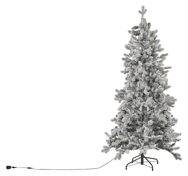 Karácsonyfa műhóval LED TATLOW 180 cm Zöld