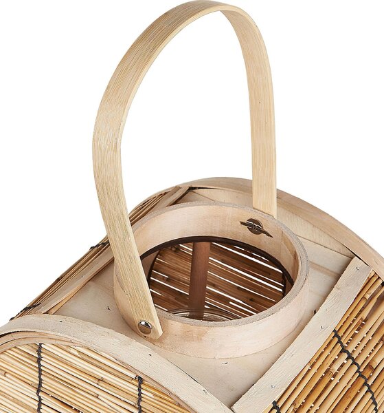 Lámpás BISTAL Rattan 30 cm Természetes