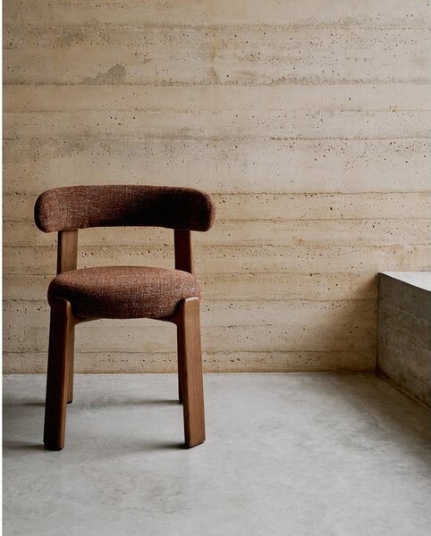 Barna kőrisfa étkezőszék Granite – Kave Home