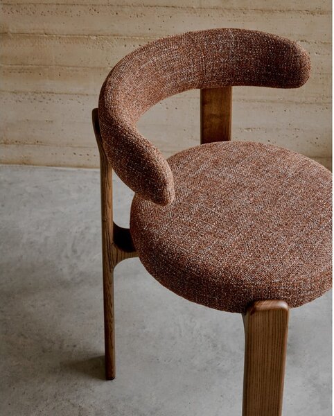 Barna kőrisfa étkezőszék Granite – Kave Home
