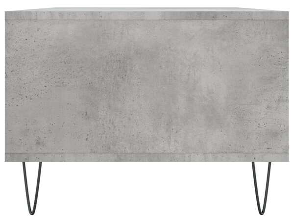 Betonszürke szerelt fa dohányzóasztal 90x50x36,5 cm