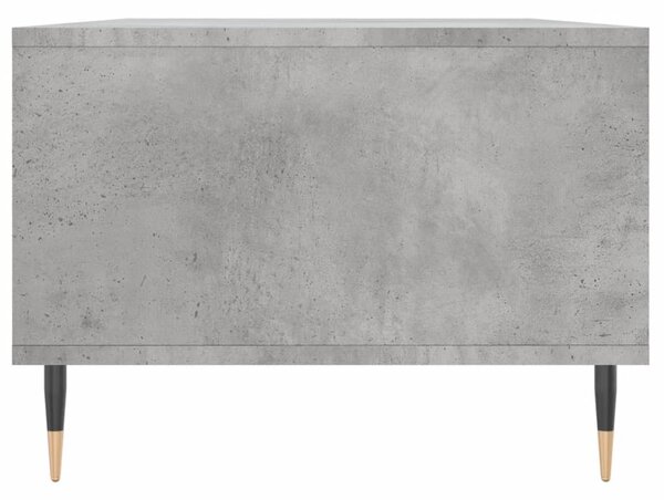 Betonszürke szerelt fa dohányzóasztal 90x50x36,5 cm