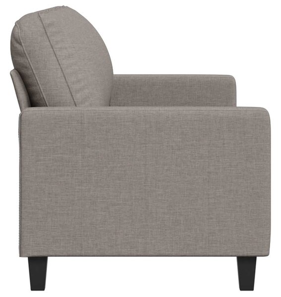 3 személyes fekete szövetkanapé 180 cm