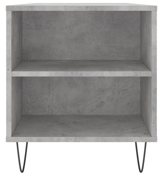 Betonszürke szerelt fa dohányzóasztal 102x44,5x50 cm
