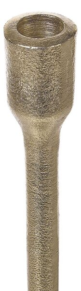 Gyertyatartó háromdarabos szettben LIWUNG Fém 27/33/38 cm Arany