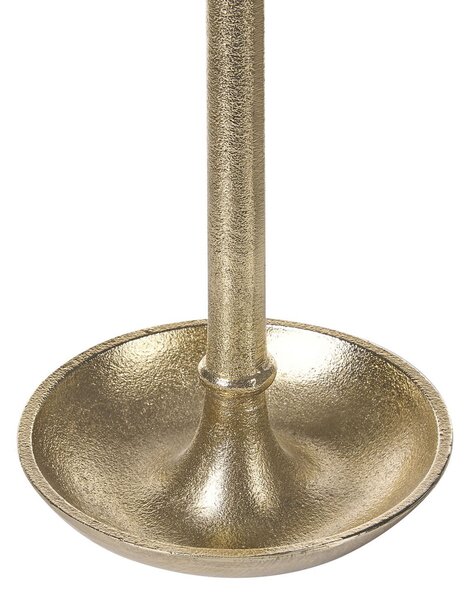 Gyertyatartó háromdarabos szettben LIWUNG Fém 27/33/38 cm Arany