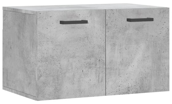Betonszürke szerelt fa faliszekrény 60 x 36,5 x 35 cm