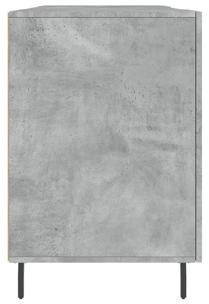 Betonszürke szerelt fa íróasztal 140 x 50 x 75 cm