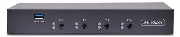 StarTech.com P4A20132-KM-SWITCH KVM kapcsoló Fekete