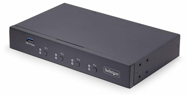 StarTech.com P4A20132-KM-SWITCH KVM kapcsoló Fekete