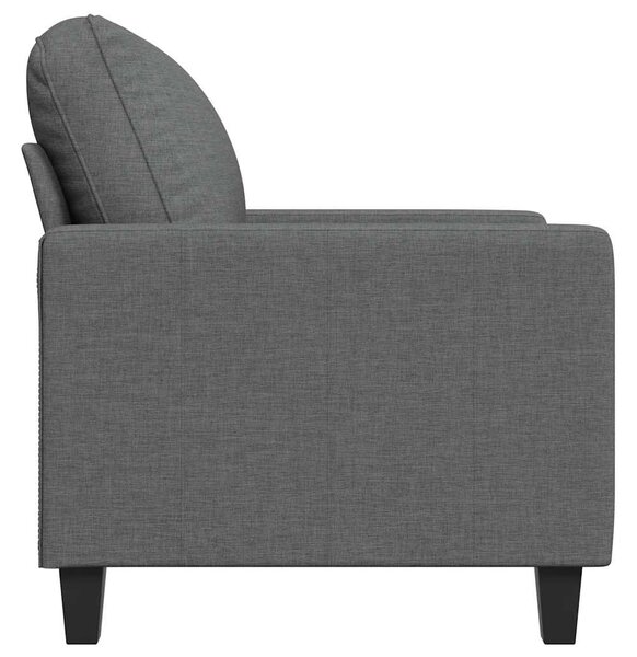 Sötétszürke szövet kanapéfotel 60 cm