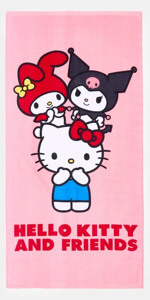 Sinsay - Pamuttörölköző Hello Kitty and Friends - pasztellpink