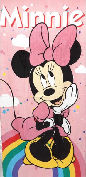 Baba törölköző MINNIE MOUSE rózsaszín 70X140cm Setino