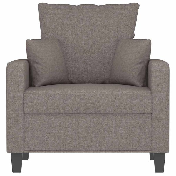 Tópszínű szövet kanapéfotel 60 cm