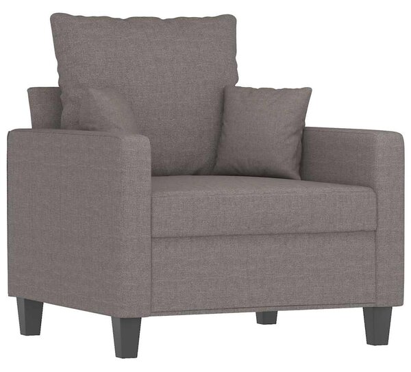 Tópszínű szövet kanapéfotel 60 cm