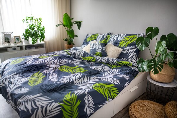 3 részes pamut ágyneműhuzat Amazon 200x140cm+90x70cm TiaHome