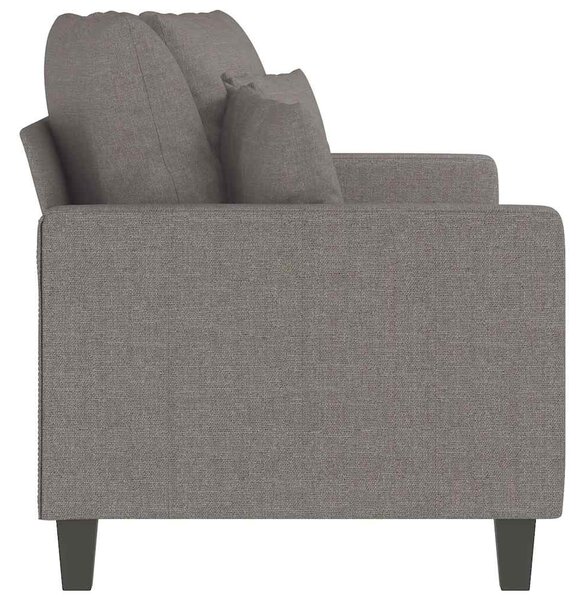 Kétszemélyes tópszínű szövet kanapé 140 cm