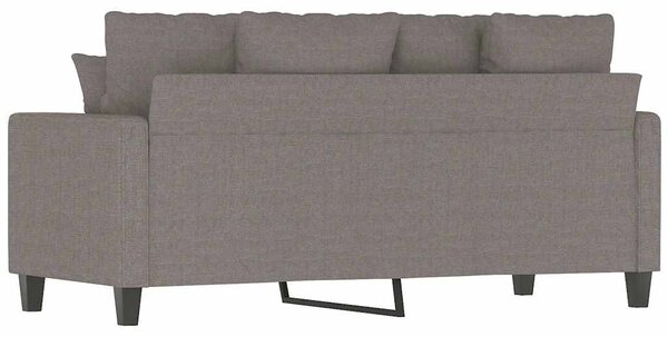Kétszemélyes tópszínű szövet kanapé 140 cm