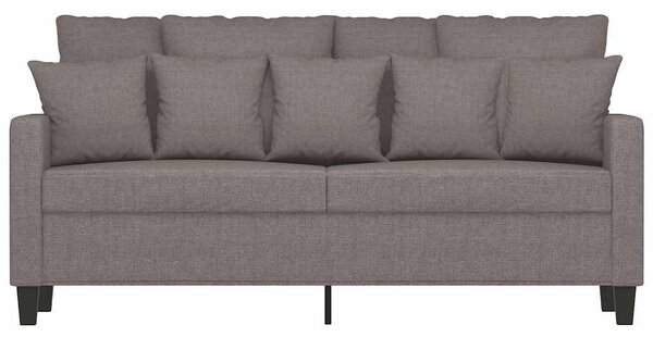 Kétszemélyes tópszínű szövet kanapé 140 cm