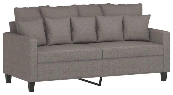 Kétszemélyes tópszínű szövet kanapé 140 cm