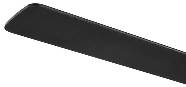 Lucande Shamoian mennyezeti ventilátor világítással, csendes, Ø 130 cm, Fekete, Nappali / Étkező, fém, Vintage
