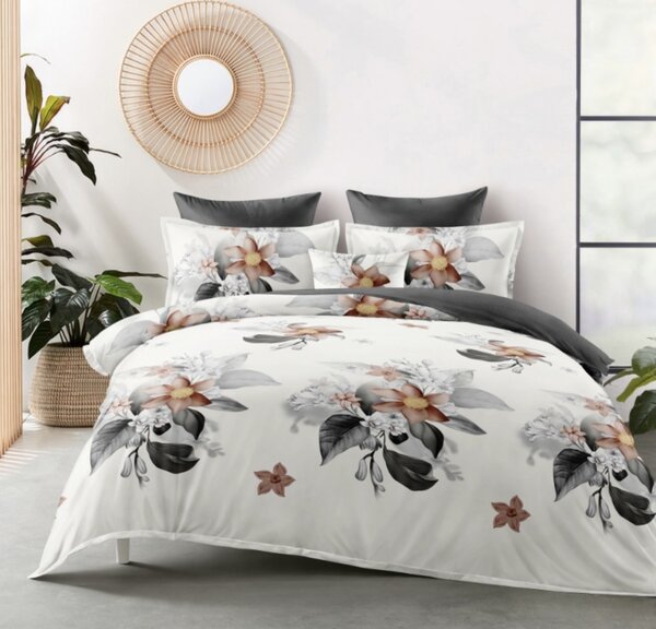 3 részes flanel ágyneműhuzat polipamut Amanda 200x140cm+90x70cm TiaHome