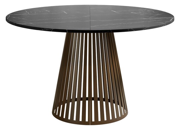 Asztal Prudentia, 76cm, Barna, Fekete