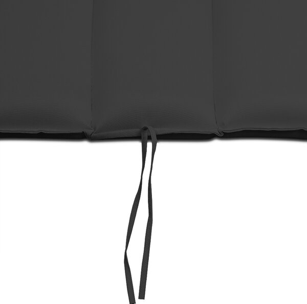 BALI szaunaágy párna, 58x7x177cm, antracit Detex