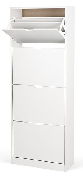 AVENBERG SLIM FLIP 4 Cipőtartó - fehér