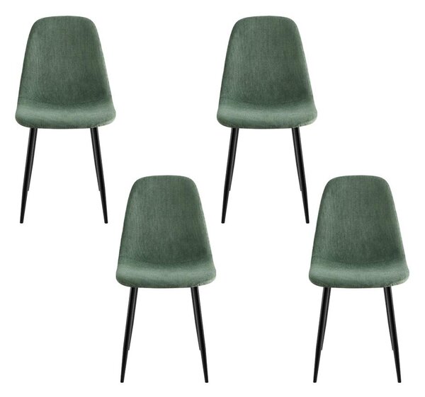 Avenberg RIVA Étkezőszék szett - 4db, zöld