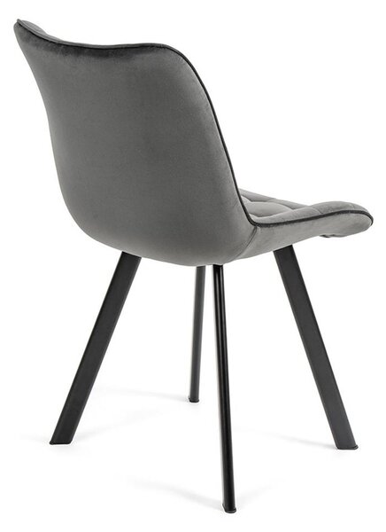 AVENBERG NOLA Étkezőszék szett - 4db, szürke