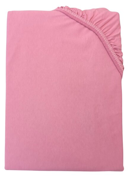 Jersey lepedő világos rózsaszín TiaHome - 60x120cm